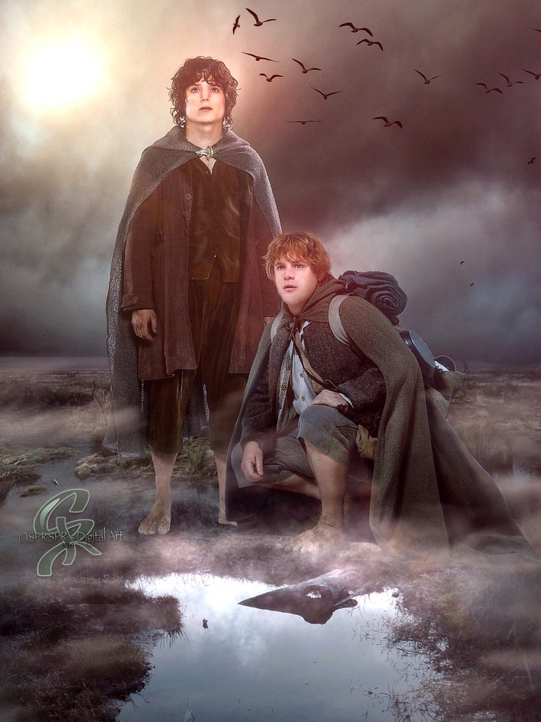 Фф властелин колец. Фродо Бэггинс и Сэм. Хоббит Фродо. Властелин колец Фродо и Сэм. Хоббит Фродо Бэггинс.